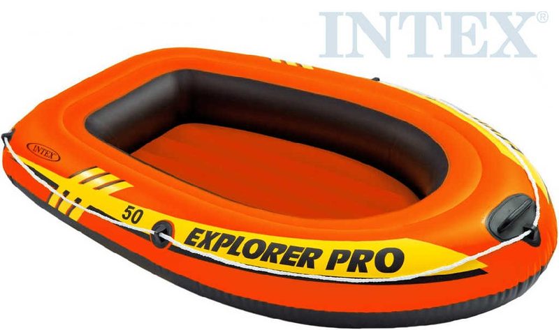 Člun dětský Explorer Pro 50 oranžový 137x85cm do vody 58354