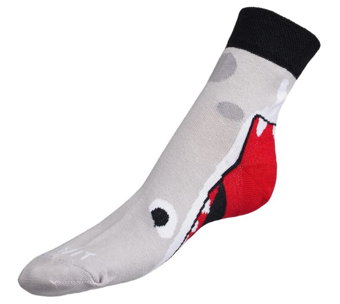 Ponožky Žralok 2 - 35-38 šedá