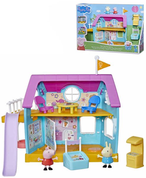 HASBRO Peppa Pig Peppina klubovna herní set 2 figurky s doplňky na baterie Zvuk