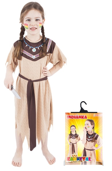 Kostým pro děti indiánka, vel. S