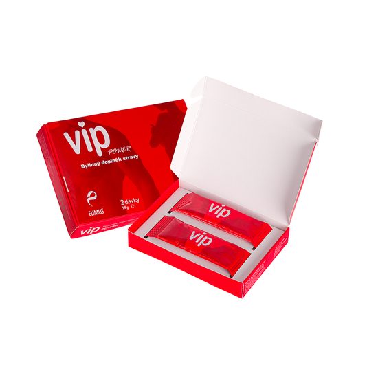 VIP Power Gel - 100% přírodní podpora erekce - 4 dávky