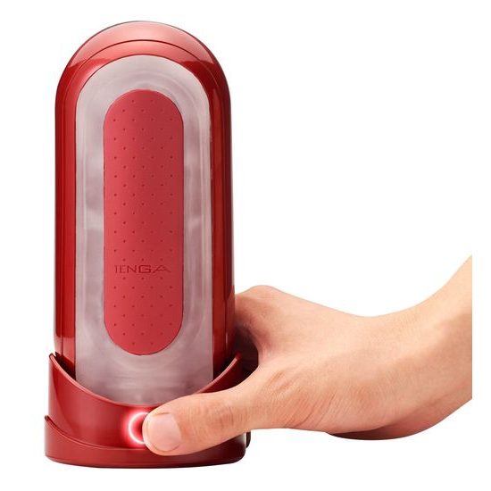 TENGA Flip 0 Red Warmer Package