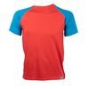 Man's T-shirt nanosilver CLASSIC COMBI with short sleeves red/blue