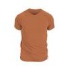 Man's T-shirt nanosilver V-neck CLASSIC brown