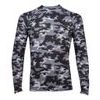 Man's thermal T-shirt Camouflage grey