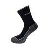 Sports thermo socks with molecules of silver black