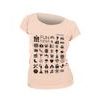 Woman´s speaking T-shirt TRAVEL  old pink