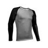 Unisex T-shirt nanosilver CLASSIC - long sleeve grey/black