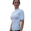 Woman´s T-shirt with stand-up collar nanosilver CLASSIC