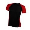 Man's T-shirt nanosilver coolmax DAKAR black/wine