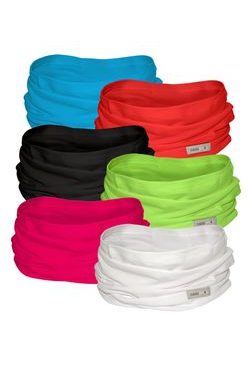 Children's neckerchief with silver with pocket for nanofiber filter (incl. 2 filters), antibacterial and antiviral