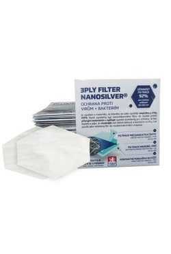 3PLY FILTER NANOSILVER from nanofibre Nanofiber three-ply filter 6C with silver 3PLY FILTER nanosilver® - 2pcs in a package