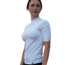 Woman´s thermal T-shirt nanosilver + wool MERINO with zipper