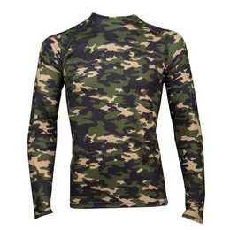 Man's thermal T-shirt Camouflage  green