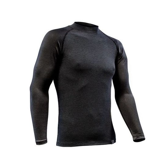 Man's thermal raglan T-shirt nanosilver