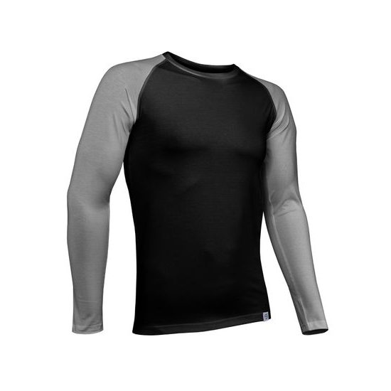 Unisex T-shirt nanosilver CLASSIC - long sleeve black/grey