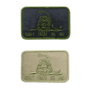 Velcro nášivka - vyšívaná - Gadsden Flag Subdued