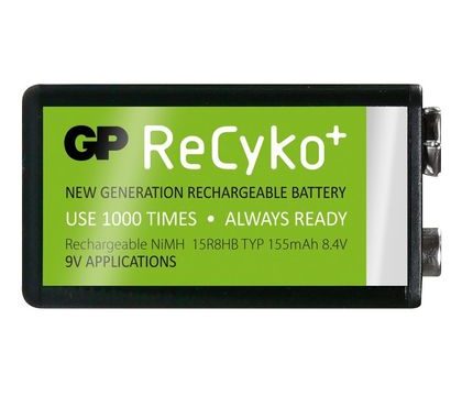 Nabíjecí baterie 9V GP - Recyko+