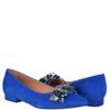 Baleríny Lizard cobalt suede 5882-0106-02-65-93