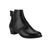 Nadměrné kotníkové boty De Plus černé 9596-K-4006 - black F-382 leather