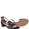 Sandály Lizard black suede + silver print 4643-0123-20-420