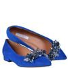 Baleríny Lizard cobalt suede 5882-0106-02-65-93