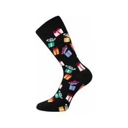 Ponožky Boma mix C černé + dárky Vánoční 116902