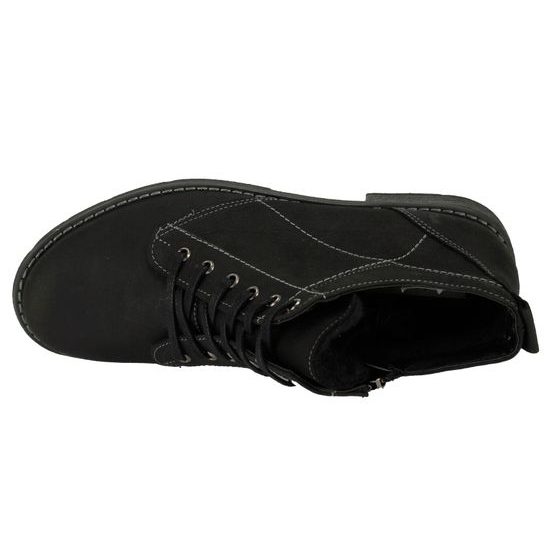 Kotníkové zimní boty Axel černé AXBW096