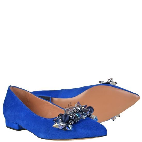 Baleríny Lizard cobalt suede 5882-0106-02-65-93