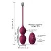 Dorcel Love Balls Vibrating Kegel Balls with Remote Control Plum