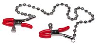 Skřipce na bradavky na kovovém řetízku Bad Kitty Nipple Chain