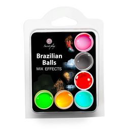 Secret Play Set 6 Brazilian Balls Mix Effect