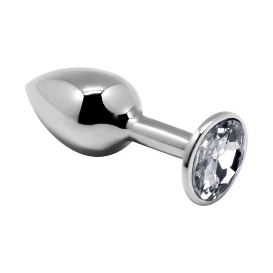 Alive Mini Metal Butt Plug Anal Pleasure White S