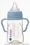Antikoliková dojčenská fľaša 180 ml - modrá
