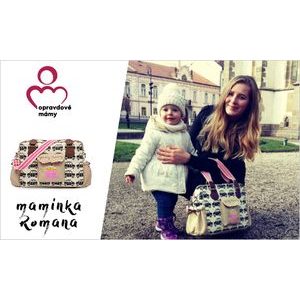 Romana testuje tašku Yummy Mummy od Pink Lining