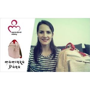 Dana testuje batoh Wonder Bag love od Pink Lining
