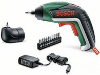 Aku šroubovák Bosch IXO V + úhlový nástavec, 3.6V/1.5Ah, 06039A8021