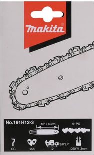 191H12-3 pilový řetěz Makita 40cm 1,3mm .050" 3/8"LP