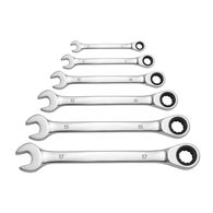 GK TOOLS Sada očkoplochých ráčnových klíčů 8 dílů | 8-19 mm