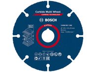 Víceúčelový karbidový řezný kotouč z tvrdokovu Bosch EXPERT Carbide Multi Wheel na DŘEVO, PLASTY a HŘEBÍKY do úhlové brusky 125 mm x 22.23 mm (2608901189)