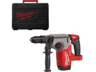 Bezuhlíkové kombi aku kladivo Milwaukee M18 FHX-0X - 18V, 2.5J, SDS-Plus, 3.4kg, kufr, bez akumulátoru a nabíječky (4933478888)