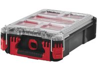 Modulární kufr - plastový organizér Milwaukee PACKOUT - 390x250x120mm, 5 přepážek (4932464083)