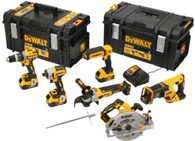 DCK623P3 AKU kombinovaná sada 18V XR 3x 5,0Ah Li-Ion ZDARMA 10ks řezných kotoučů DeWALT 125mm