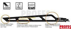 266246 - Pilka do pily přímočaré nůž zvlněný HCS délka 400mm, typ S2013 AWP (balení 1 ks)
