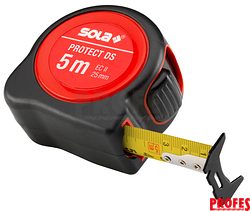 SOLA | PROTECT DS 5 m – svinovací metr s oboustrannou stupnicí a třídou přesnosti II