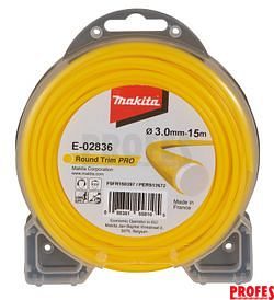 E-02836 struna nylonová Pro 3,0mm, 15m, žlutá, kulatá = old369224798