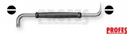 017410 - šroubovák úhlový 5,5+5,5mm, plochý