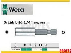 Držák bitů 1/4" Wera 899/4/1 75, magnet+kroužek, 75mm