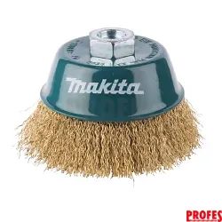 Miskovitý kartáč z mosazného drátu,vlnitý drát 0,3mm,100mm Makita