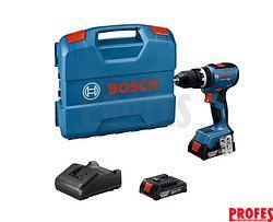 BOSCH Aku příklepový šroubovák GSB 18V-65 2x2,0 Ah,L-CASE